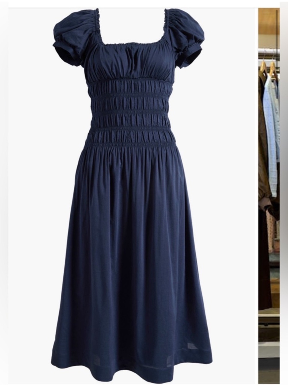 ✨NEW✨Reformation Riva Midi Dress in Midnight Blue
